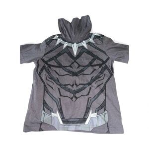 Kids black panther Hooded graphic t shirt